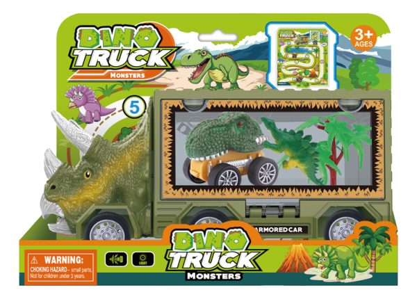 Juguetes De Dinosaurios Para Niños 3-5-7, Camión Truck