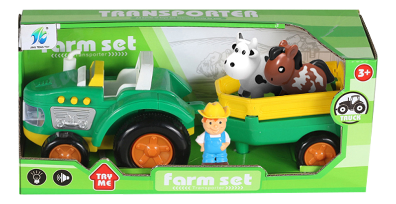 Tractor Granjero Primera Infancia Con Luz Y Sonido Juguetes - Imagen 3