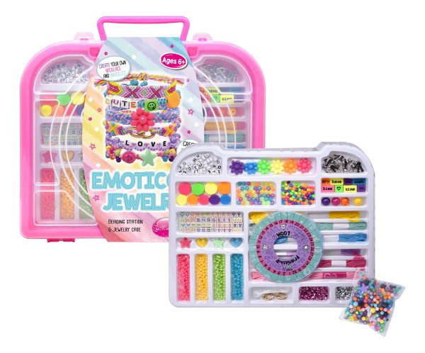 Juguete Maletín Con Cuentas Para Armar Joyas Emoticon - Imagen 6