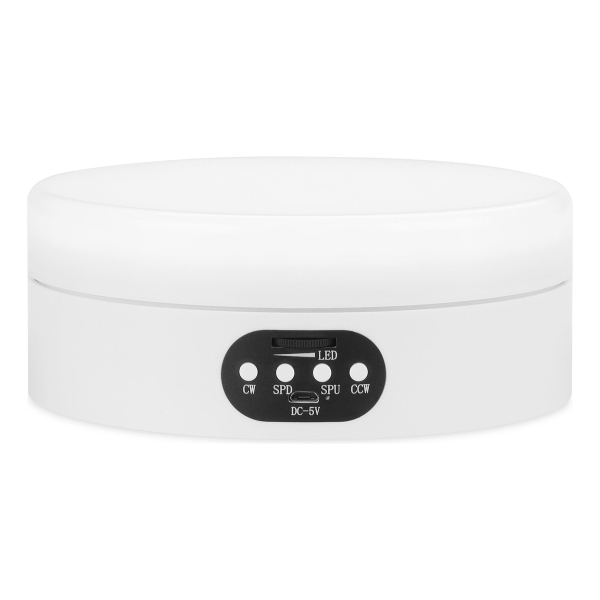 Exhibidor Giratorio Display Con Luz 16cm - Imagen 2