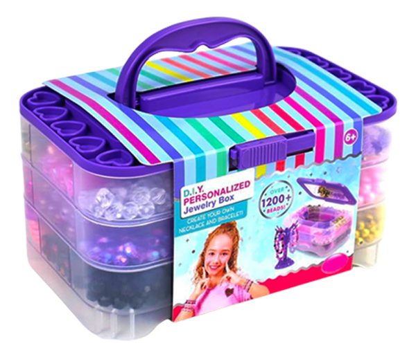 Set De Cuentas Para Hacer Pulseras Jewerly Box - Toy Store