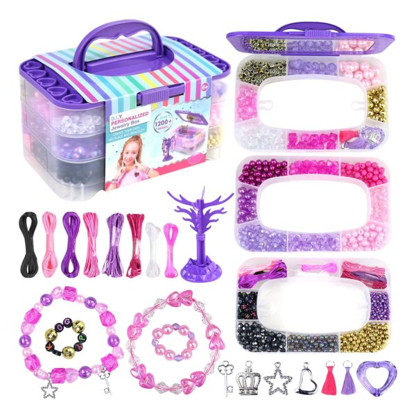 Set De Cuentas Para Hacer Pulseras Jewerly Box - Toy Store - Imagen 7