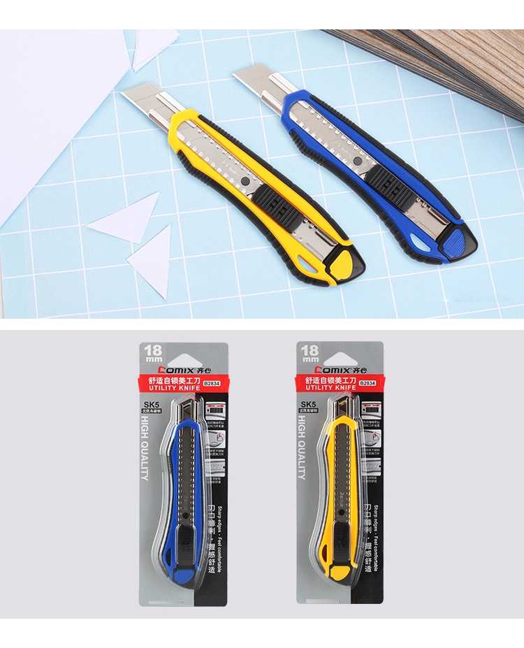 Trincheta Riel 18mm Comix X3 Punta Para Cortar - Toy Store - Imagen 5