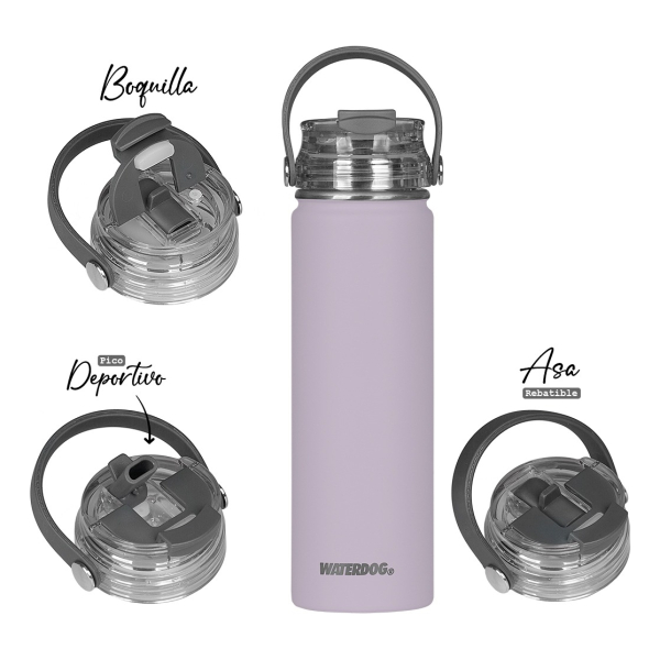 Pack Botella Térmica Waterdog Akwa 650 Ml Y Bandolera Verve - Imagen 66