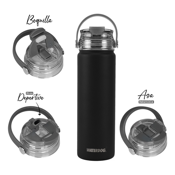 Pack Botella Térmica Waterdog Akwa 650 Ml Y Bandolera Verve - Imagen 44