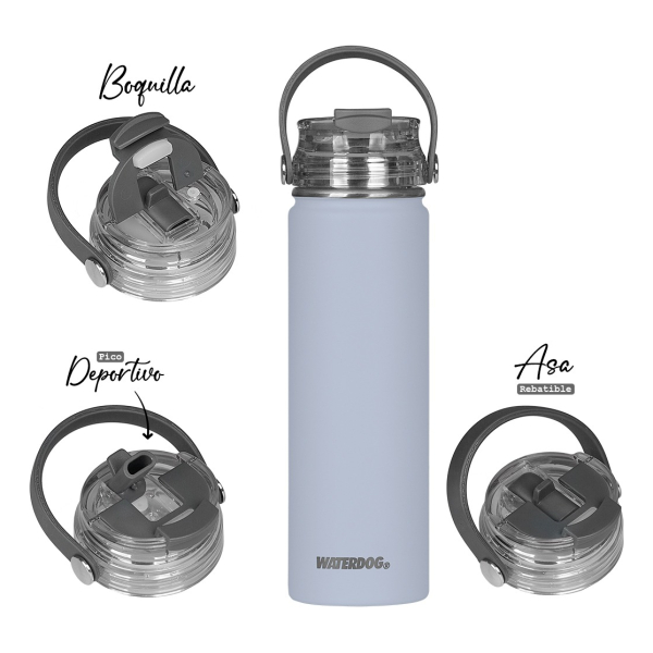 Pack Botella Térmica Waterdog Akwa 650 Ml Y Bandolera Verve - Imagen 37