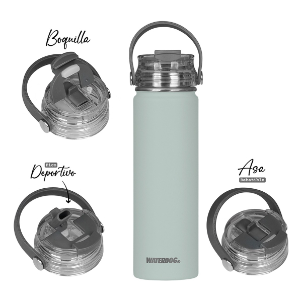 Pack Botella Térmica Waterdog Akwa 650 Ml Y Bandolera Verve - Imagen 51