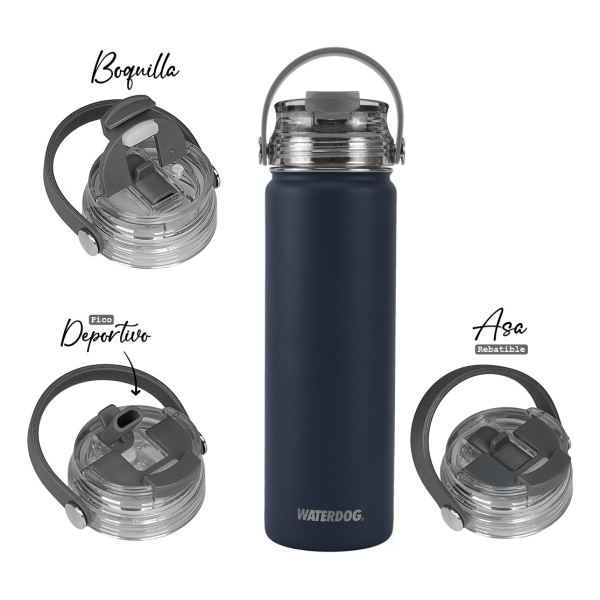 Pack Botella Térmica Waterdog Akwa 650 Ml Y Bandolera Verve - Imagen 75