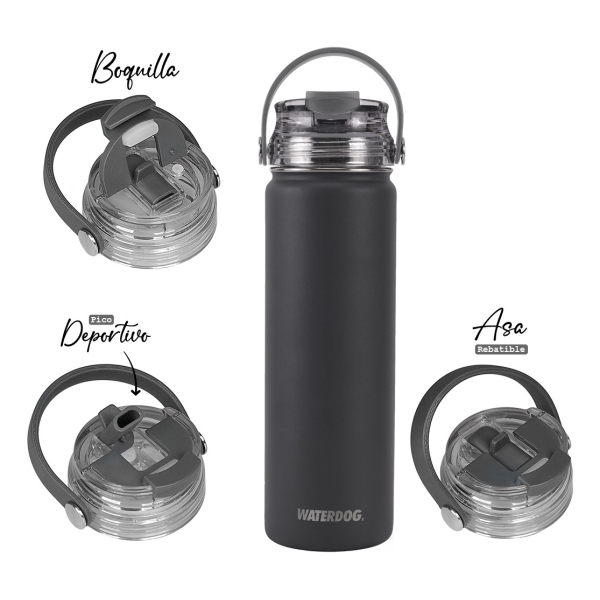 Pack Botella Térmica Waterdog Akwa 650 Ml Y Bandolera Verve - Imagen 31