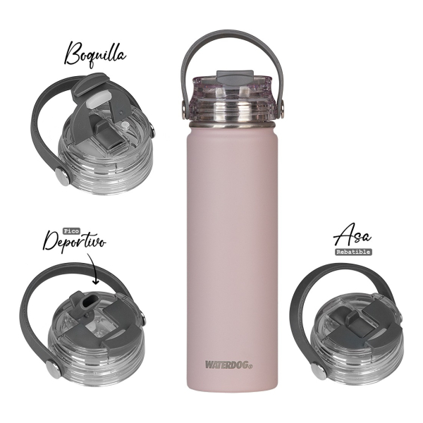 Pack Botella Térmica Waterdog Akwa 650 Ml Y Bandolera Verve - Imagen 58