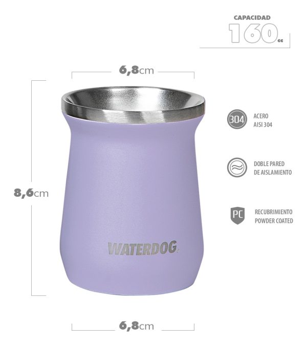 Set Termo Waterdog Acero Inoxidable Obus 1 Litro Y Mate Chico - Imagen 18