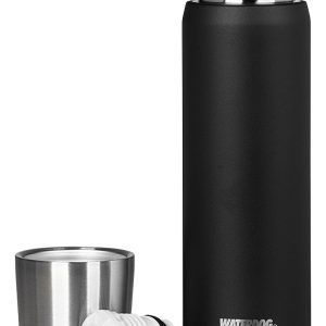 Set Termo Waterdog Acero Inoxidable Obus 1 Litro Y Mate Chico