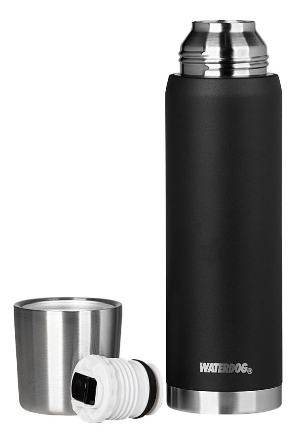 Set Termo Waterdog Acero Inoxidable Obus 1 Litro Y Mate Chico