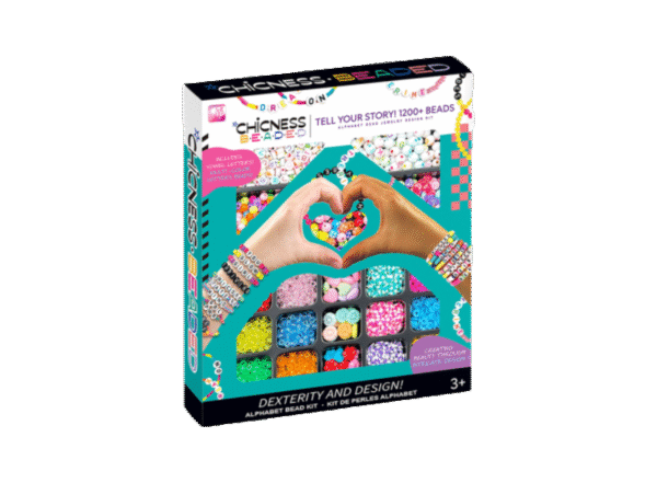 Set De Cuentas Coloridas Para Crear Pulseras Con Letras