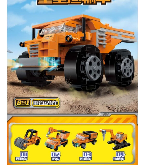 Bloques Construcción Máquina De Construcción 8en1 Mega - Imagen 2