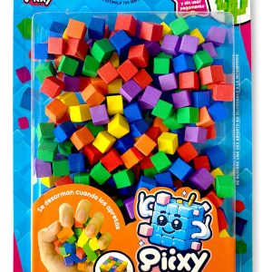 Juguete Kreker Cubitos De Goma Piixy Cubos Pegajosos Color