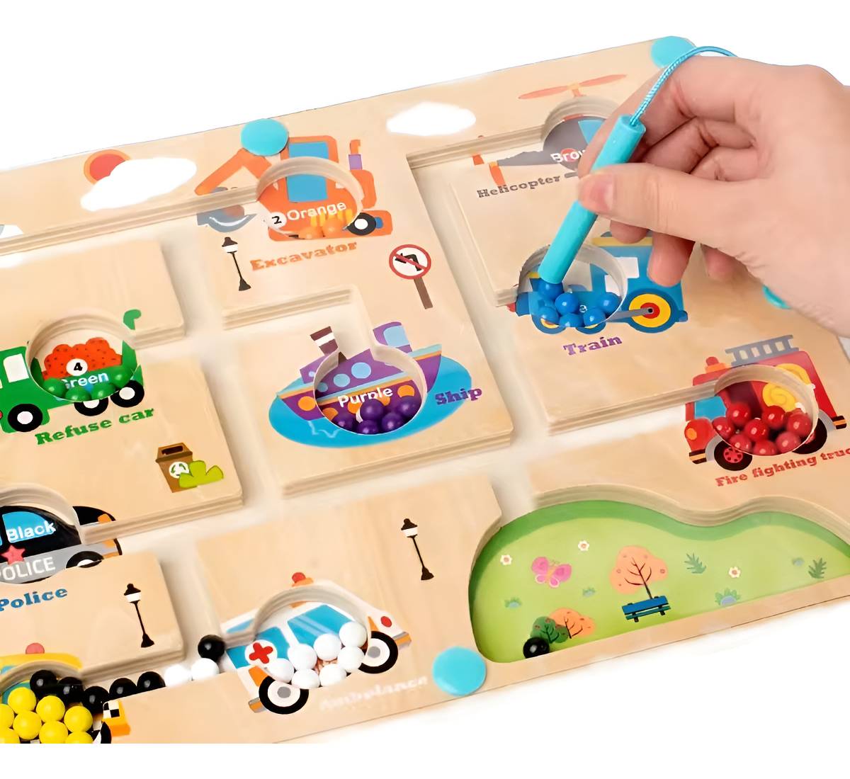 Juguete De Madera Laberinto Dinosaurios Educativo Didáctico