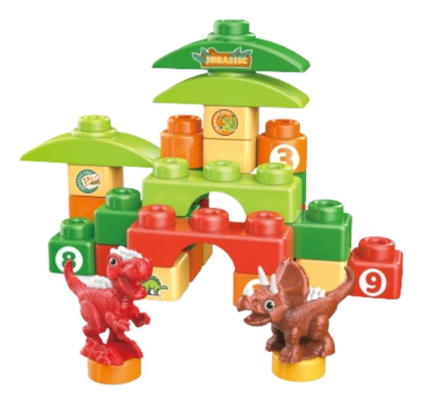 Bloques De Construcción Dinosaurios Juguete En Mochila