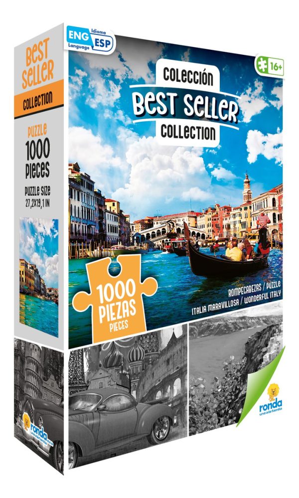 Puzzle 1000 Piezas Best Seller Italia Maravillosa Ronda - Imagen 3
