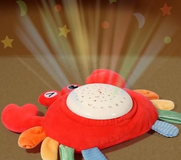 Juguete Cangrejo Plush Con Proyector Y Sonidos Para Bebé - Imagen 2