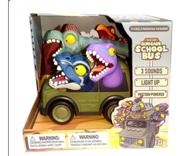 Juguete Espectacular Bus Dinosaurio Con Luz Y Sonido - Imagen 5