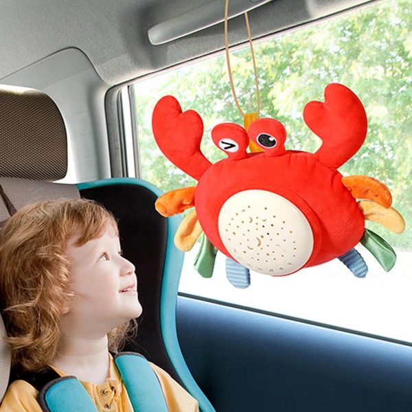 Juguete Cangrejo Plush Con Proyector Y Sonidos Para Bebé - Imagen 3