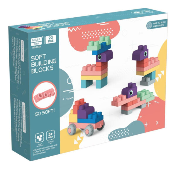 Bloques Encastrables Blandos Soft Gran Calidad Niños