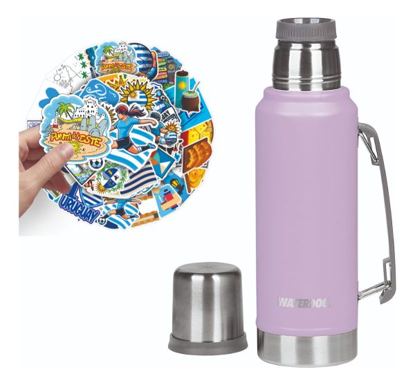 Termo Waterdog 1 Litro Ombu Manija Tapon Cebador 360° - Imagen 38