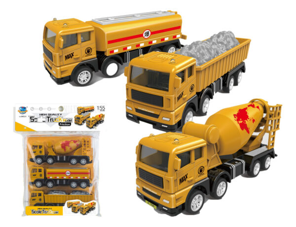 Set De Camiones De Construcción A Escala Truck - Toy Store