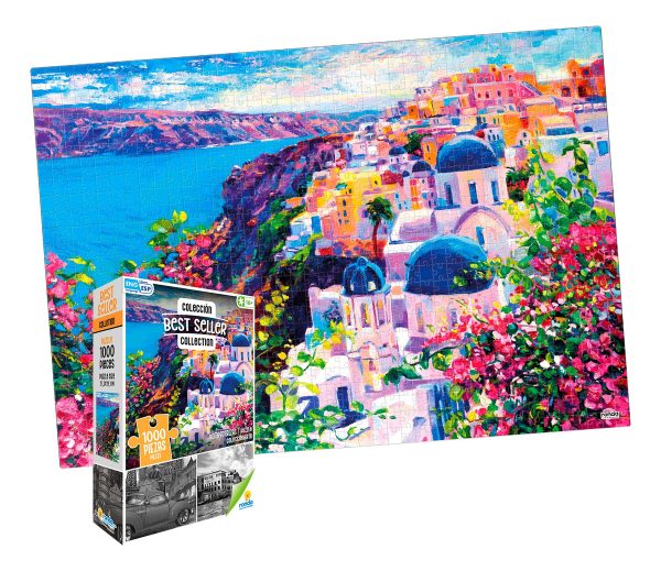 Puzzle Best Seller Santorini 1000 Piezas Gran Calidad Ronda