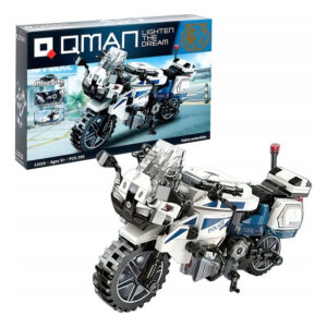 Qman Juguete Moto De Policía Transformable 395 Piezas