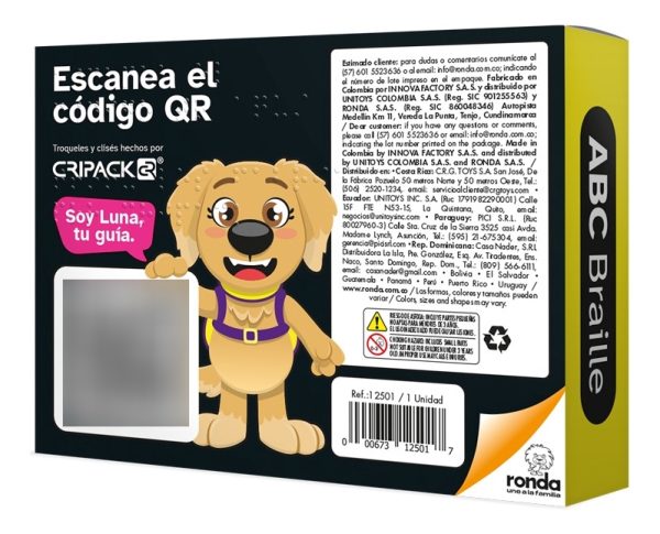 Juego De Cartas Abc Braille Alfabeto Línea Inclusiva Ronda - Imagen 5
