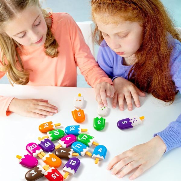 Juego Y Aprendo Heladitos Con Números Helados En Tarro - Imagen 3