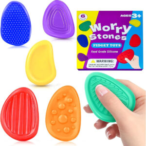 Piedras Sensoriales De Silicona Con Texturas