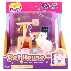 Juguete Gatito Cute Pet House Con Accesorios