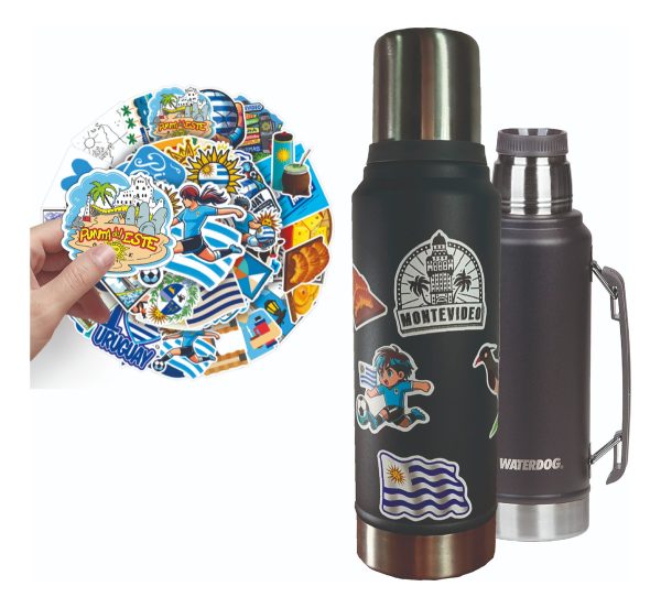 Termo Waterdog 1 Litro Ombu Manija Tapon Cebador 360° - Imagen 17