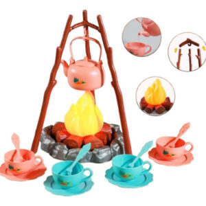 Juguete Set De Campamento Fogata Con Luz Y Accesorios