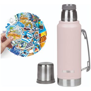 Termo Waterdog 1 Litro Ombu Manija Tapon Cebador 360°
