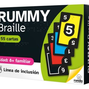 Juego De Cartas Rummy Braille Línea Inclusiva Ronda