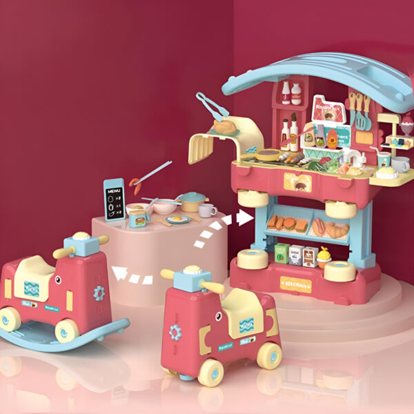 Juego De Cocina Set Completo 3en1 Niñas Y Niños Infantil - Imagen 2