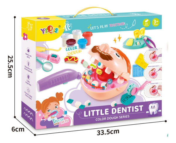 Juego De Masas Pequeño Dentista Con Moldes Y Accesorios - Imagen 4