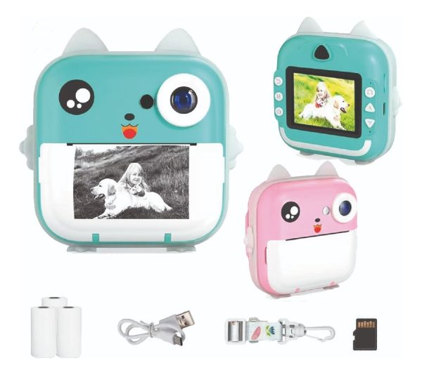 Cámara De Fotos Digital Infantil Con Impresión Instantánea