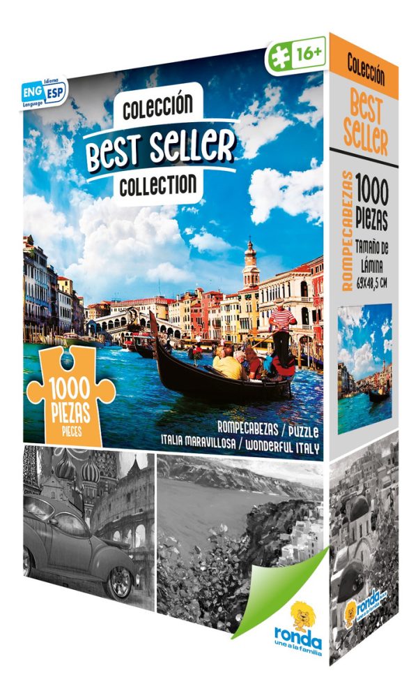 Puzzle 1000 Piezas Best Seller Italia Maravillosa Ronda - Imagen 5