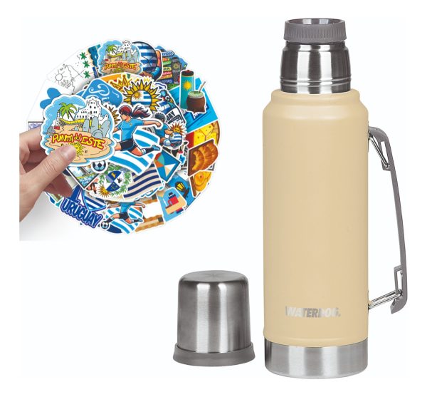 Set Termo Waterdog Acero Inoxidable Ombú 1 Litro + Mate 240ml - Imagen 38