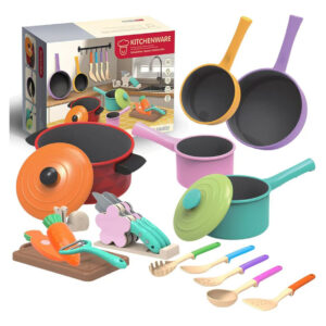 Juguete Set De Ollas Sartenes Y Accesorios De Cocina Color