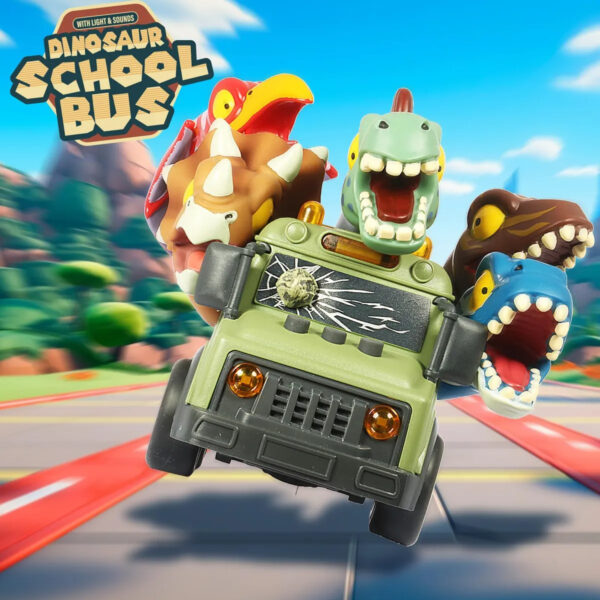 Juguete Espectacular Bus Dinosaurio Con Luz Y Sonido - Imagen 2