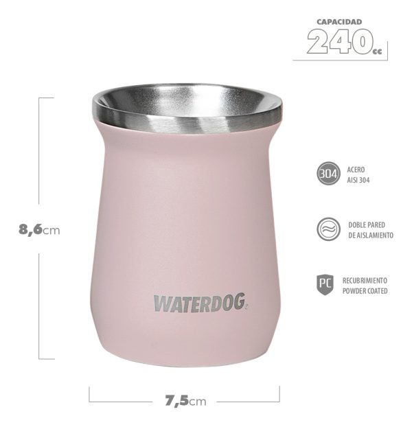 Set Termo Waterdog Acero Inoxidable Ombú 1 Litro + Mate 240ml - Imagen 59
