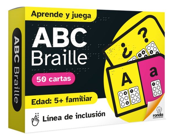 Juego De Cartas Abc Braille Alfabeto Línea Inclusiva Ronda - Imagen 3
