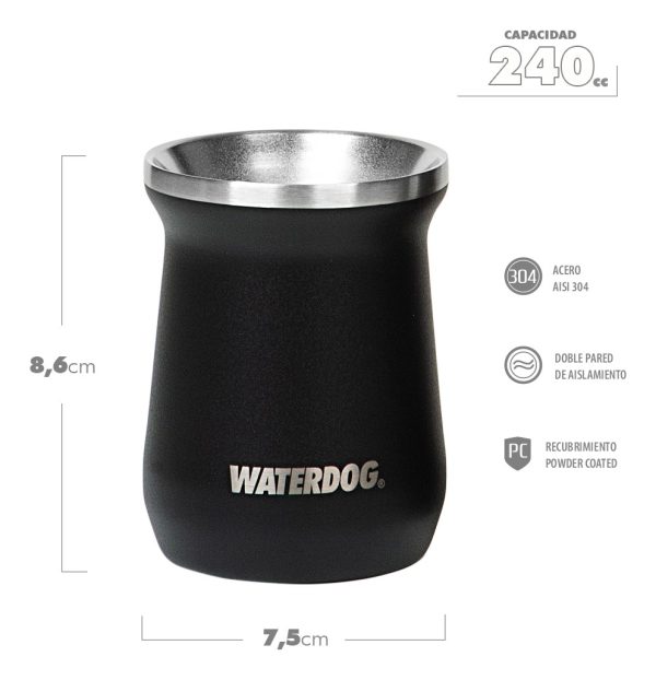 Set Termo Waterdog Acero Inoxidable Ombú 1 Litro + Mate 240ml - Imagen 17