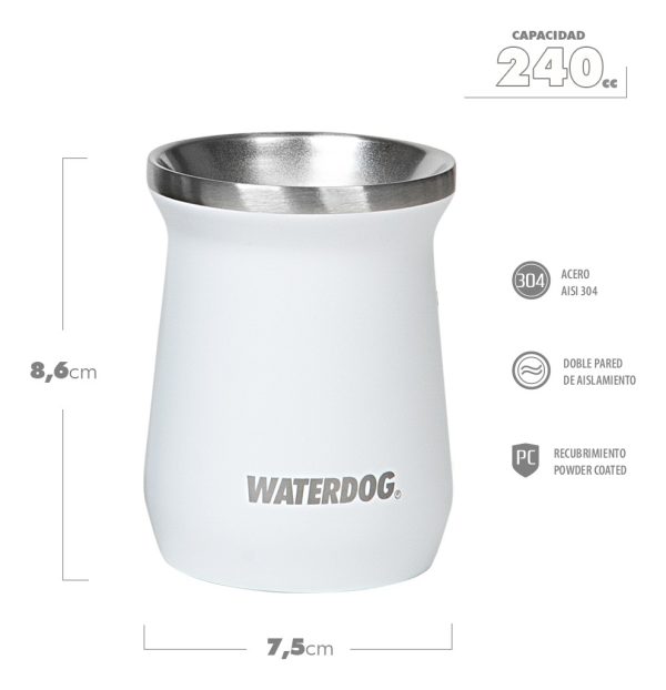 Set Termo Waterdog Acero Inoxidable Ombú 1 Litro + Mate 240ml - Imagen 22
